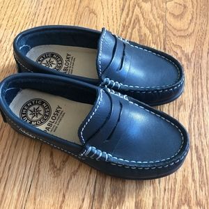 Brand New navy penny loafers/ moccasins